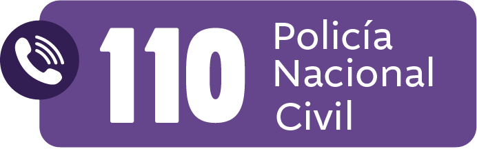 llamar al 110 de policia nacional civil