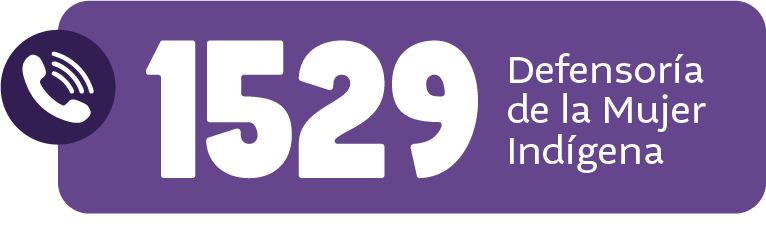 llamar al 1529 de la defensor&iacute;a de la Mujer Ind&iacute;gena