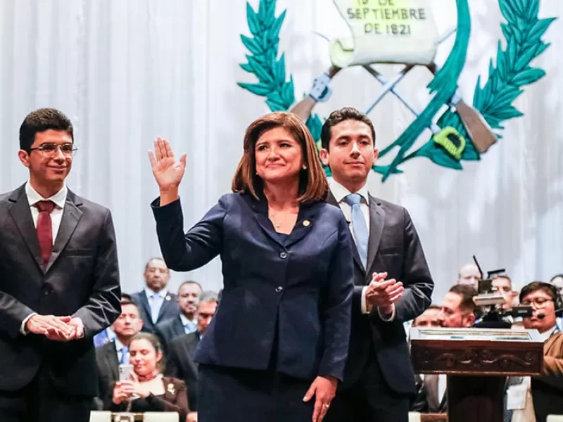 Karin Herrera, vicepresidenta de la República de Guatemala
