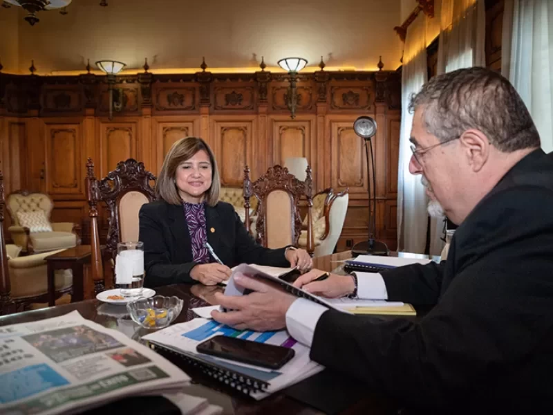 Primera reunión del bionomio presidencial