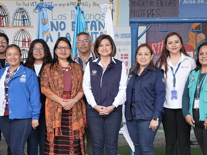 Presidenta en funciones realiza gira de trabajo por Huehuetenango 