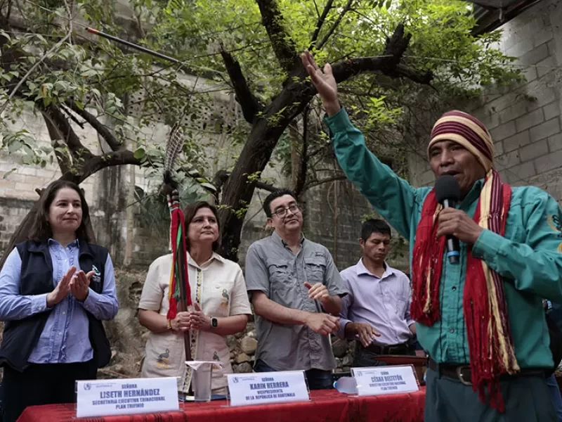 Plan Trifinio y Gran Consejo de Autoridades Ancestrales Indígenas Maya Ch’orti’ 