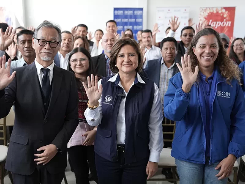 Vicepresidencia y OIM inauguran centro de formación “Quédate”