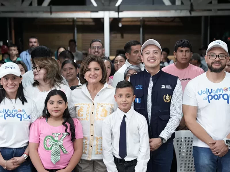 Vicepresidencia y SECCATID realizan lanzamiento oficial de Volvamos al parque en Chiquimula 