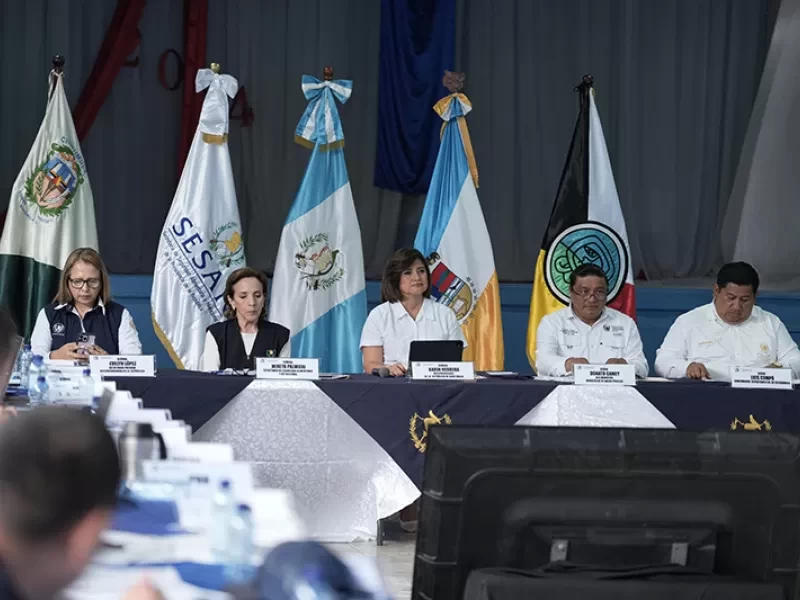 Vicepresidenta coordina la Comisión Departamental de Seguridad Alimentaria - CODESAN- en Chiquimula