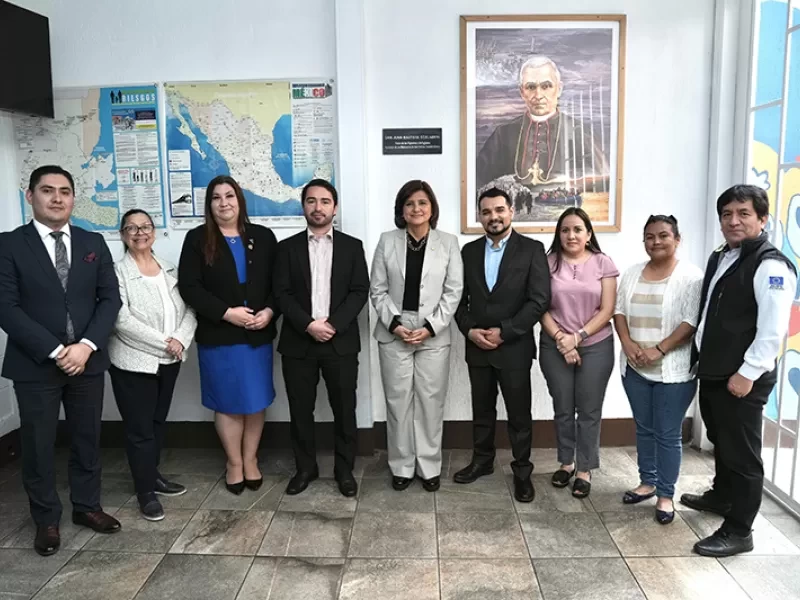Vicepresidenta conversó con migrantes albergados en la Casa del Migrante durante su visita