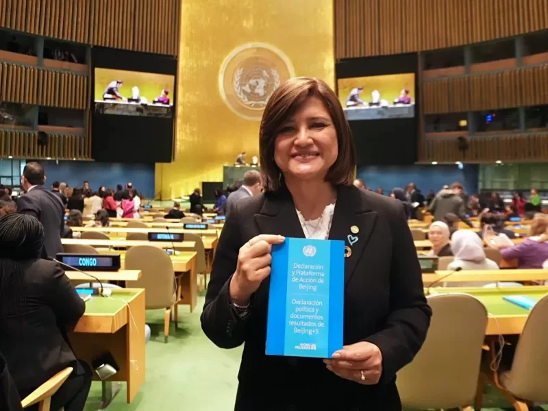 Vicepresidenta Karin Herrera, destaca avances en igualdad de género en la 69ª sesión de la Comisión de la Condición Jurídica y Social de la Mujer de la ONU
