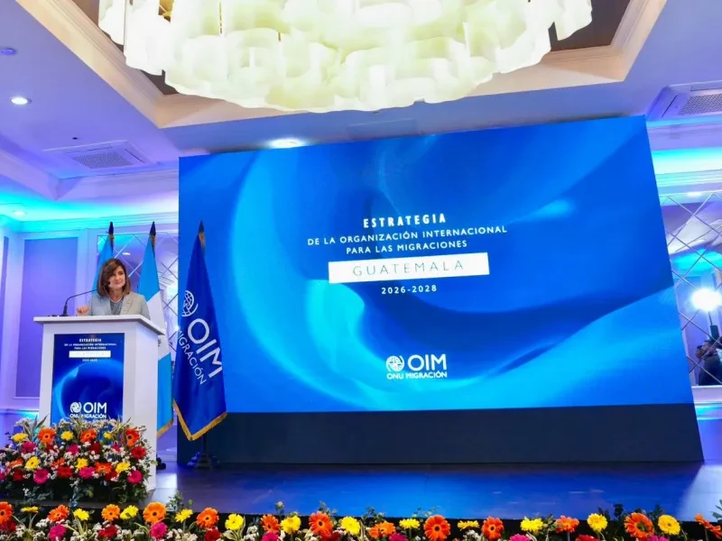 Vicepresidenta de la República, participa en el lanzamiento de la Estrategia de la OIM Guatemala