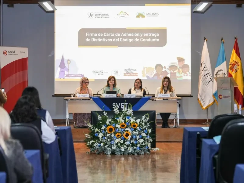 Vicepresidenta de la República, participa en la firma de la carta de adhesión y la entrega del distintivo del Código de Conducta para la Prevención y Protección de Niños, Niñas y Adolescentes contra la Explotación Sexual en las Actividades Relacionadas con Viajes y Turismo