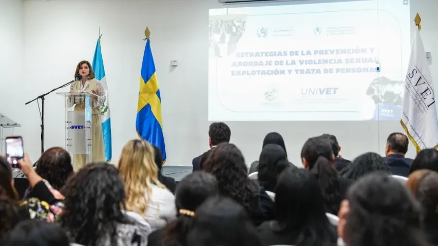 Vicepresidenta durante el lanzamiento de la estrategia