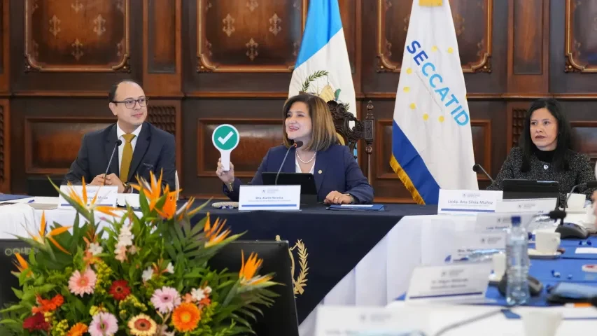 Vicepresidenta en la reunión CCATID