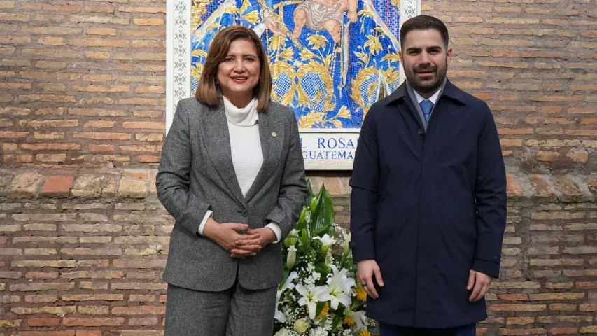 Encuentro con el Embajador de Guatemala ante el Vaticano, Santiago Palomo