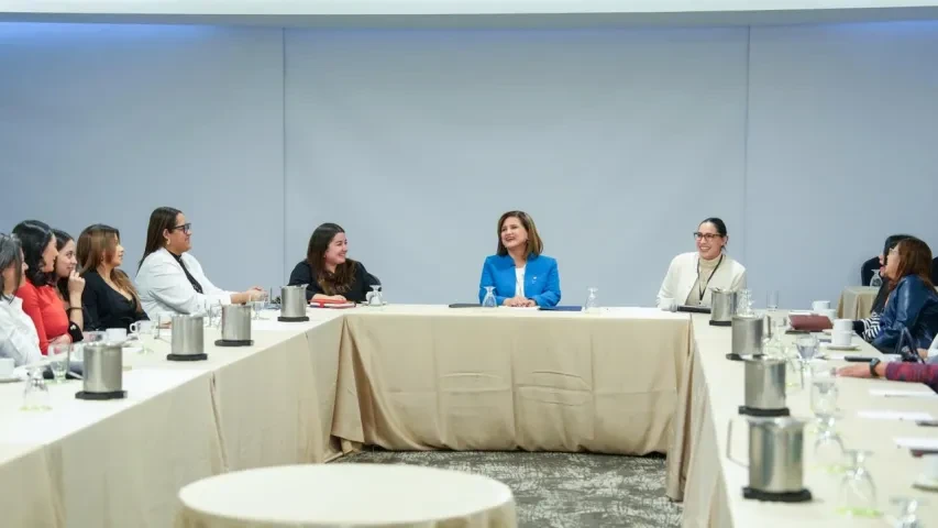 Vicepresidenta durante el espacio de pregutas