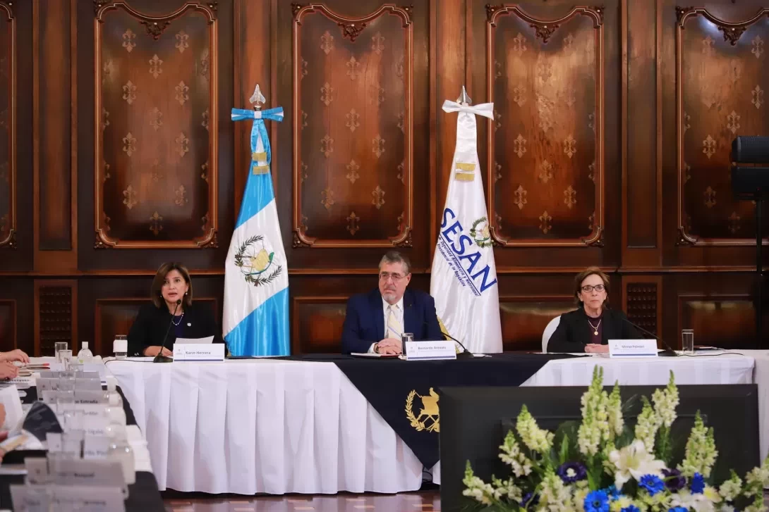 Vicepresidenta, Karin Herrera preside primera sesión de CONASAN