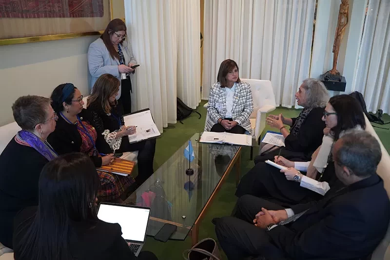 Vicepresidenta y directora ejecutiva de PNUMA se reúnen para concretar apoyo ambiental