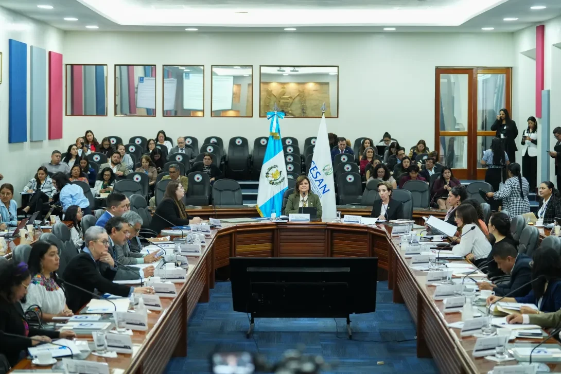 El CONASAN fortalece acciones estratégicas para garantizar la Seguridad Alimentaria y Nutricional en Guatemala