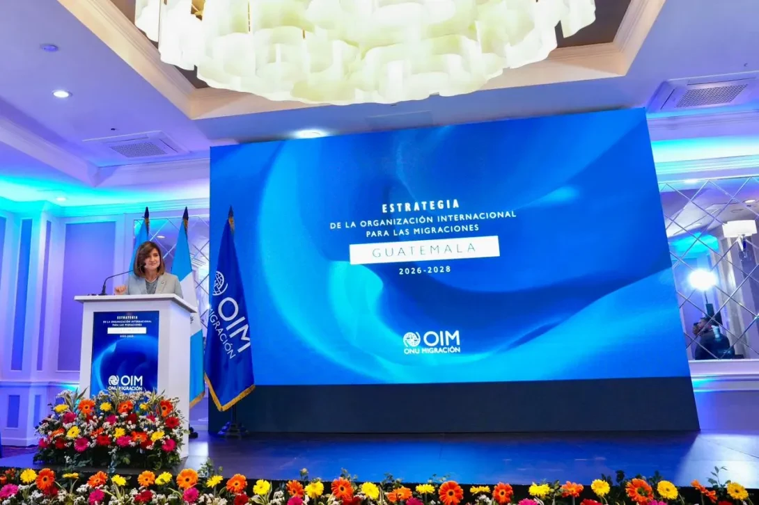 Vicepresidenta de la República, participa en el lanzamiento de la Estrategia de la OIM Guatemala